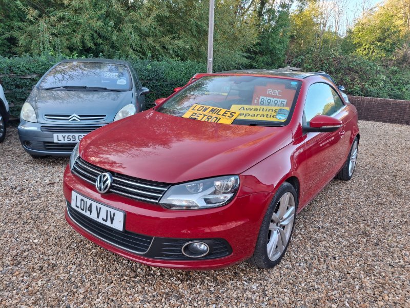 Red Volkswagen Eos 1.4 TSI Sport Cabriolet 2dr Petrol Manual Euro 5 160 ps