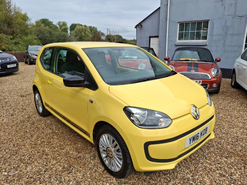 Yellow Volkswagen UP 1.0 Look up! Hatchback 3dr Petrol Manual Euro 6 60 ps